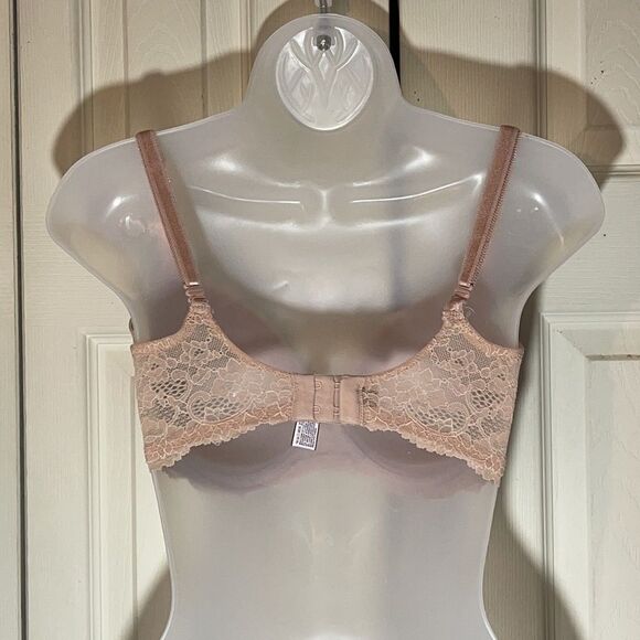 Victorias Secret Dream Angels Lined Demi Bra 32DDD Nude Beige Cream - Picture 9 of 13